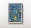 Medicine Buddha (Bhaisajyaguru) Hand‑Painted Regong Thangka 100×70cm | Natural Mineral Pigments 100x70 cm